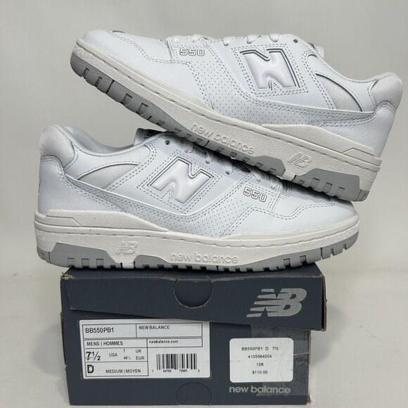 New Balance Shoes 550 “White Grey” 2024 main image 5